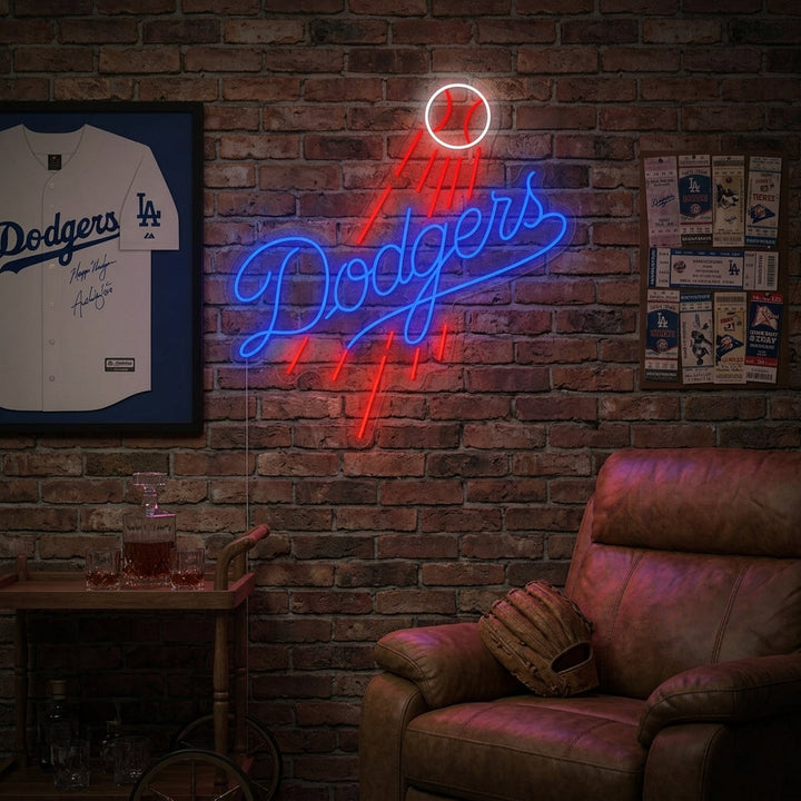 "Los Angeles Dodgers" Neonschild