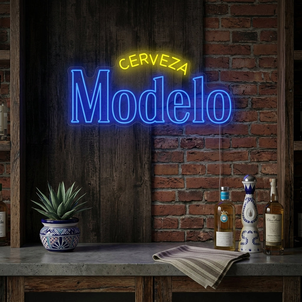 "Cerveza Modelo" Neonschild