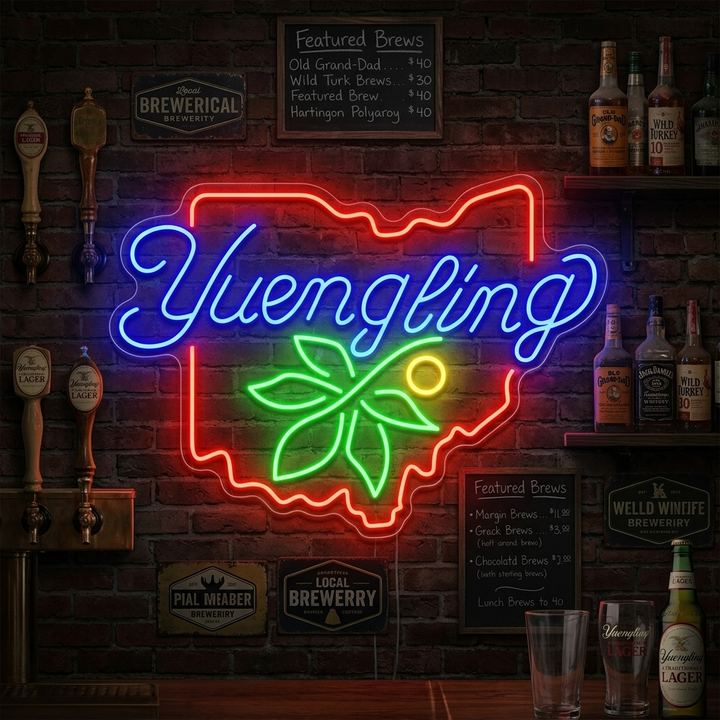 "Yuengling Ohio" Neonschild