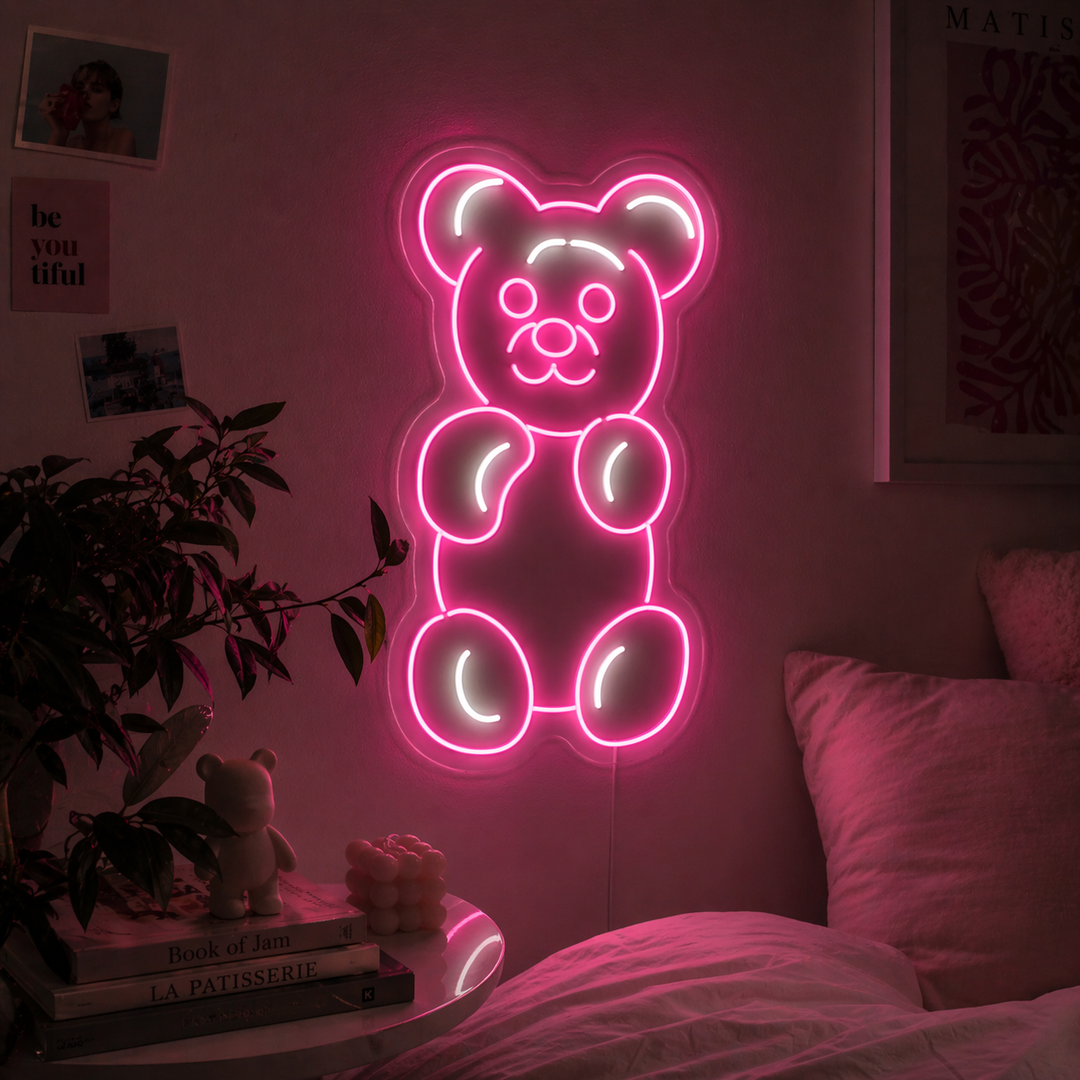 "Gummibärchen" Neonschild