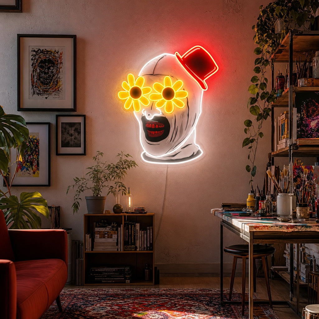 "Art the Clown" Neonschrift