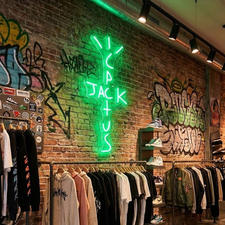 "Cactus Jack" Neonschrift