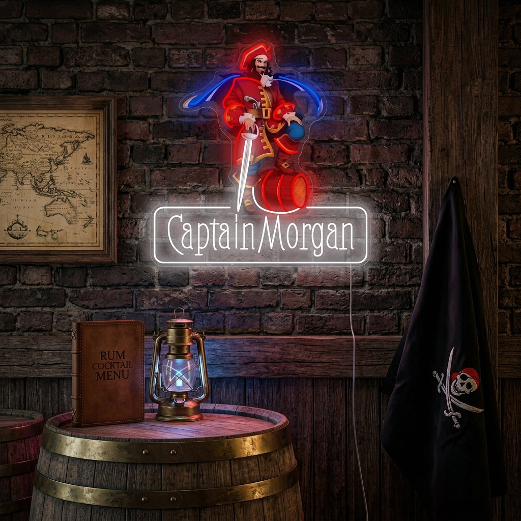 "Captain Morgan" Neonschild