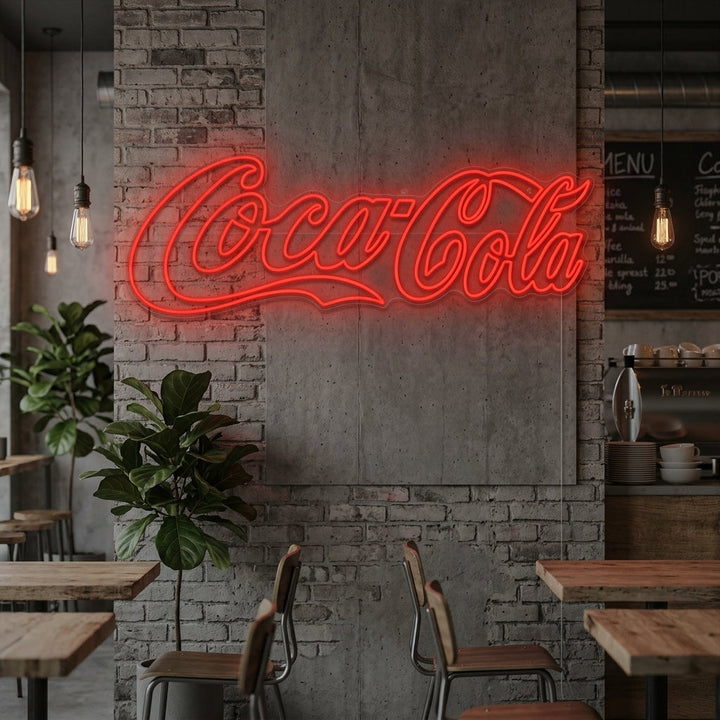 "Cola-Logo" Neonschild