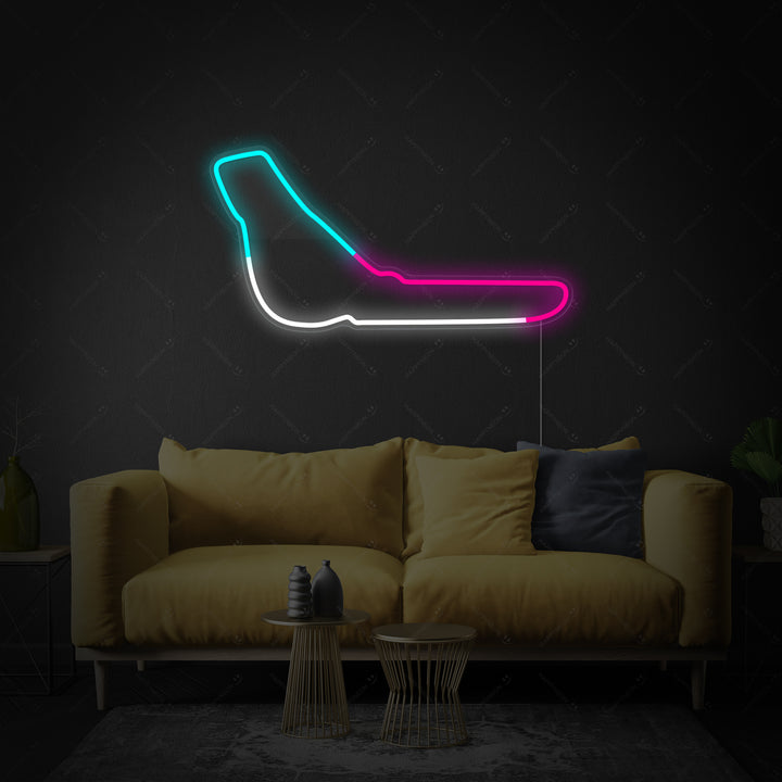 "Italien Monza F1 Strecke" Neonschrift