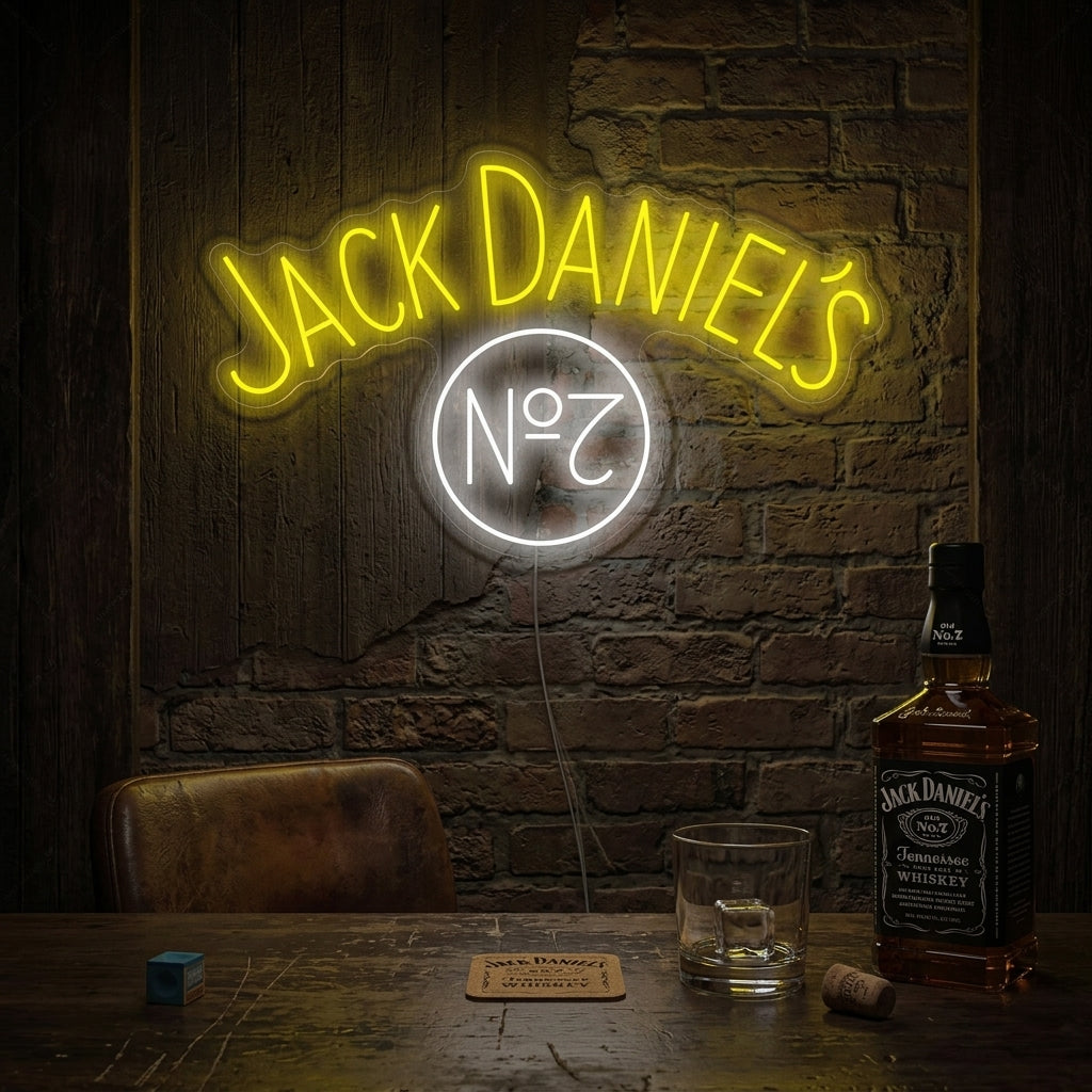 "Jack No.7" Neonschild