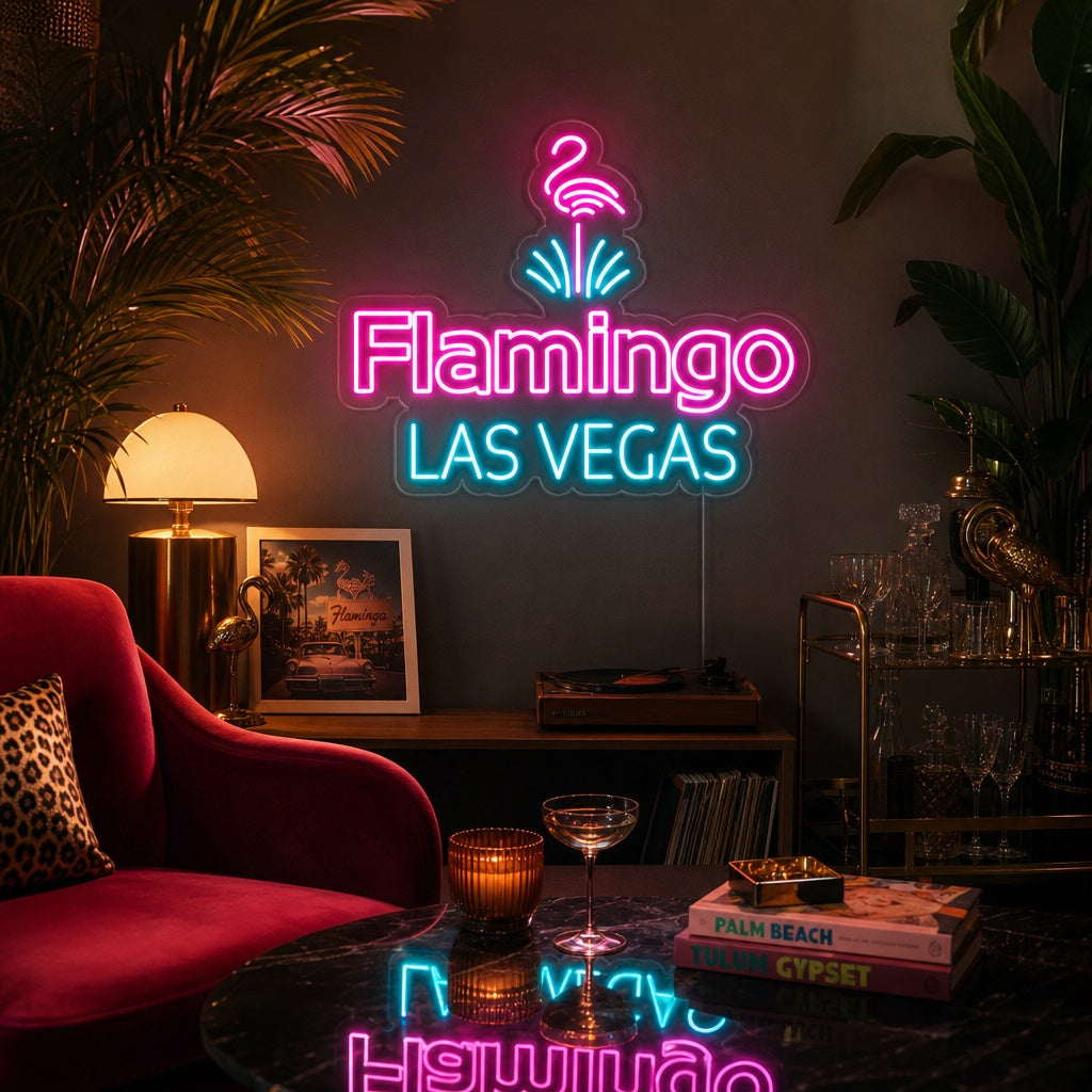 "Flamingo Las Vegas" Neonschrift