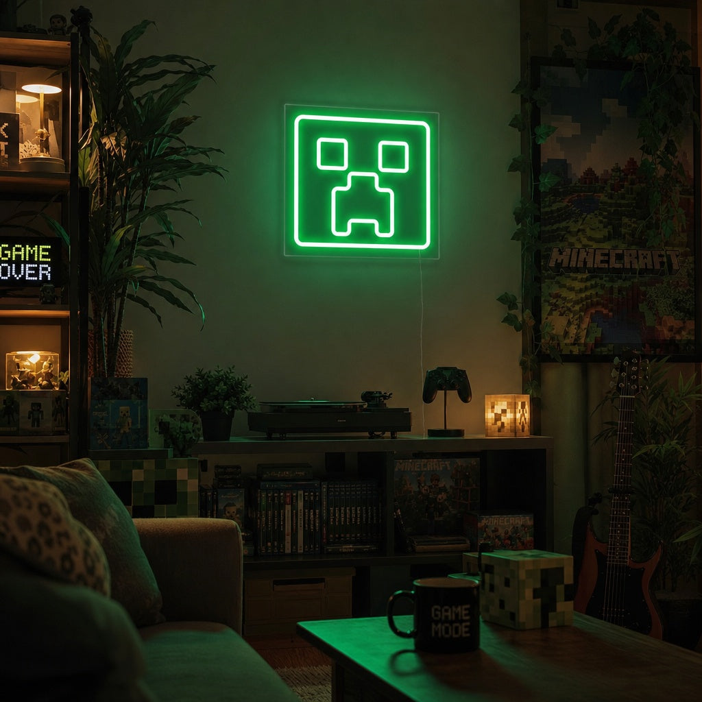 "Mcraft, Mcraft Zimmerdekor" Neonschrift