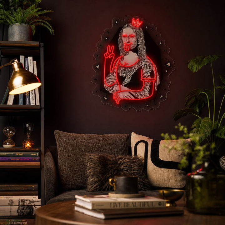 "Mona Art" UV-bedruckt LED-Neonschild