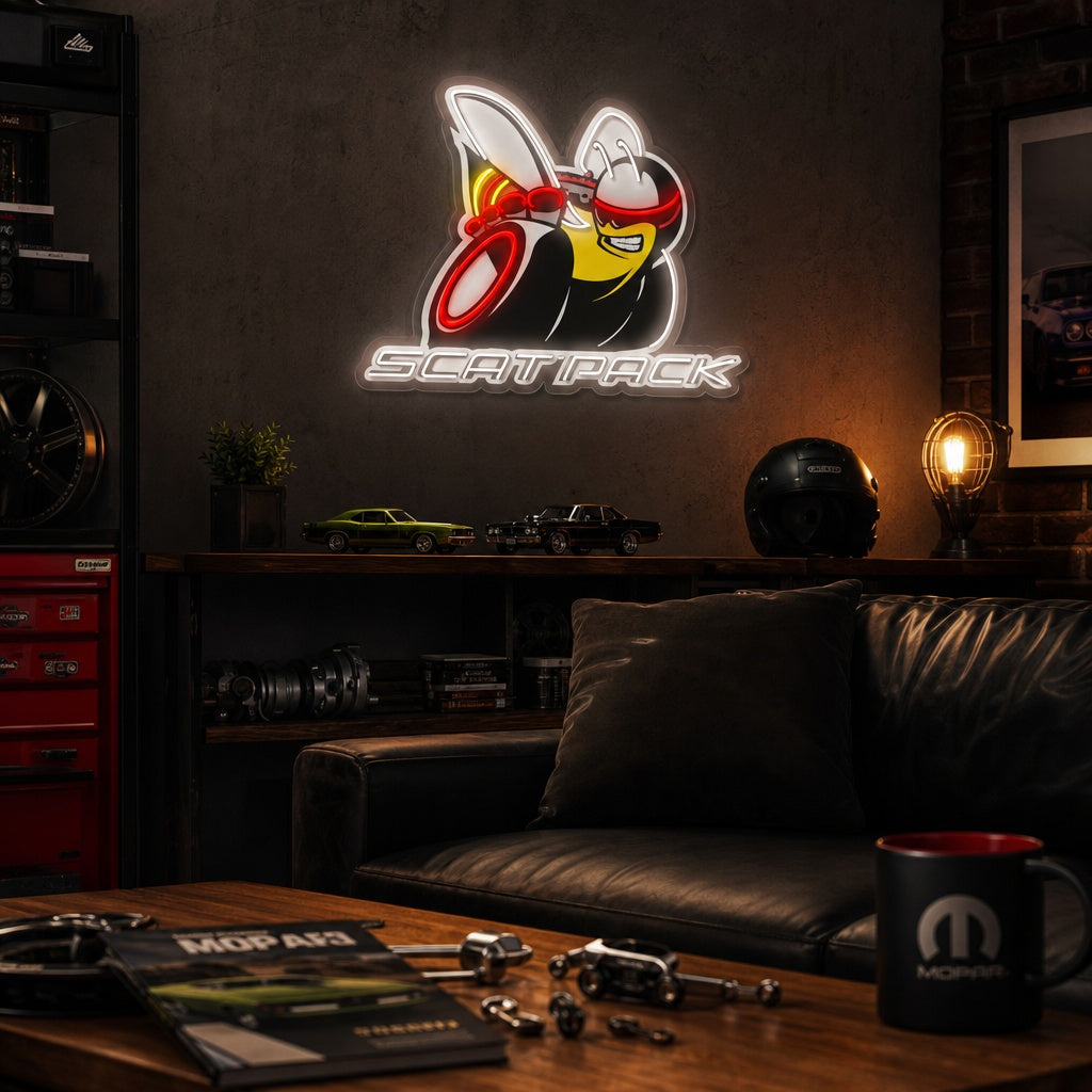 "Mopar" UV-bedruckt LED-Neonschild
