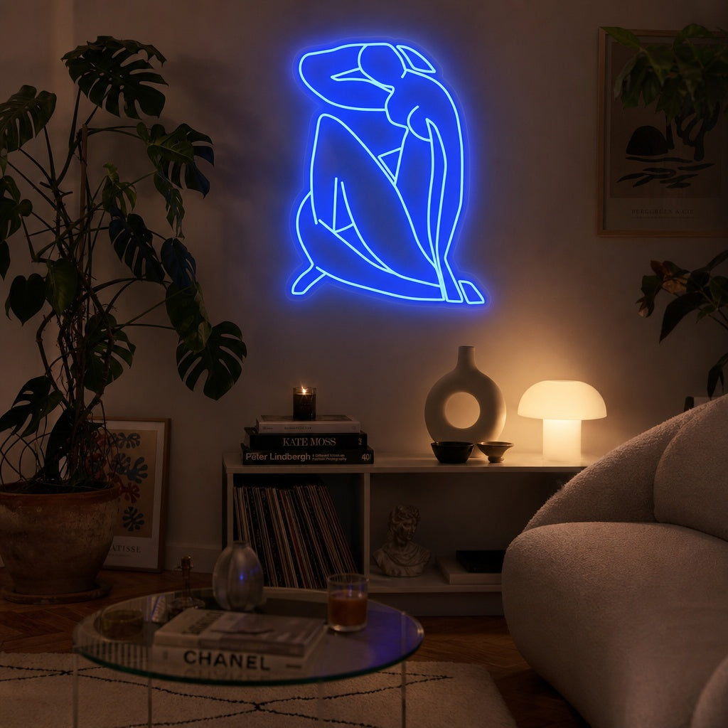 "Akt Henri Matisse" Neonschrift