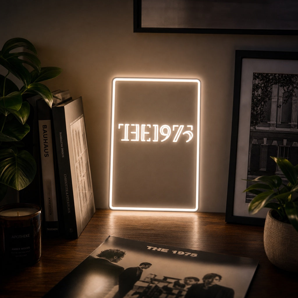 "The 1975" Neonschrift