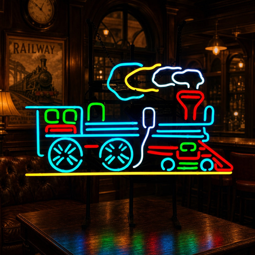 "Zug" Neonschrift