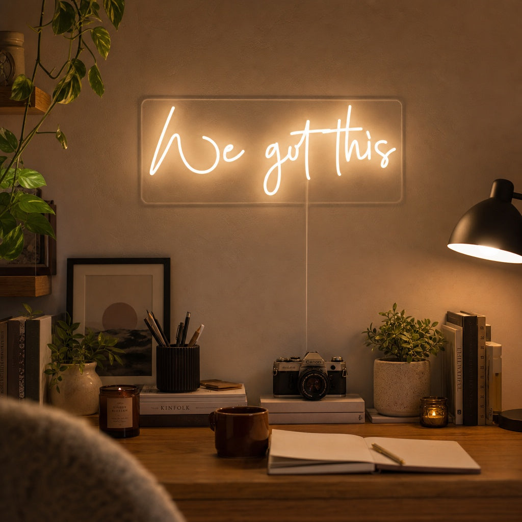 "We Got This" Neonschrift