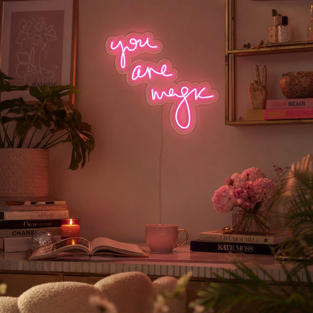 "You Are Magic" Neonschrift