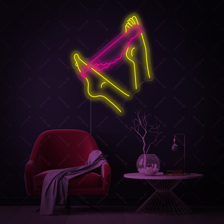 "Ästhetischer weiblicher Körper" Neonschild