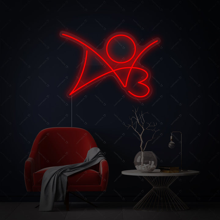 "AO3" Neonschild