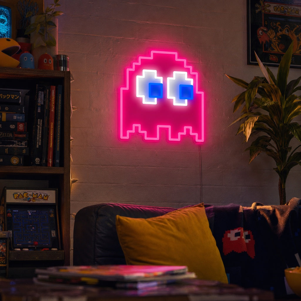 "Arcade Geist" Neonschild, Ghost Neonschild, Ghost Neon
