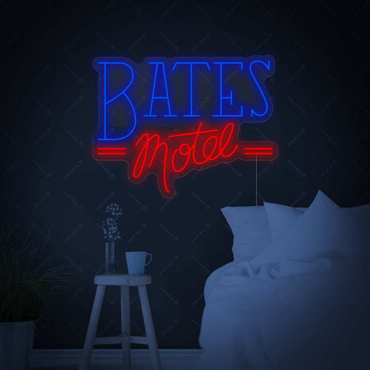 "Bates Motel" Neonschild