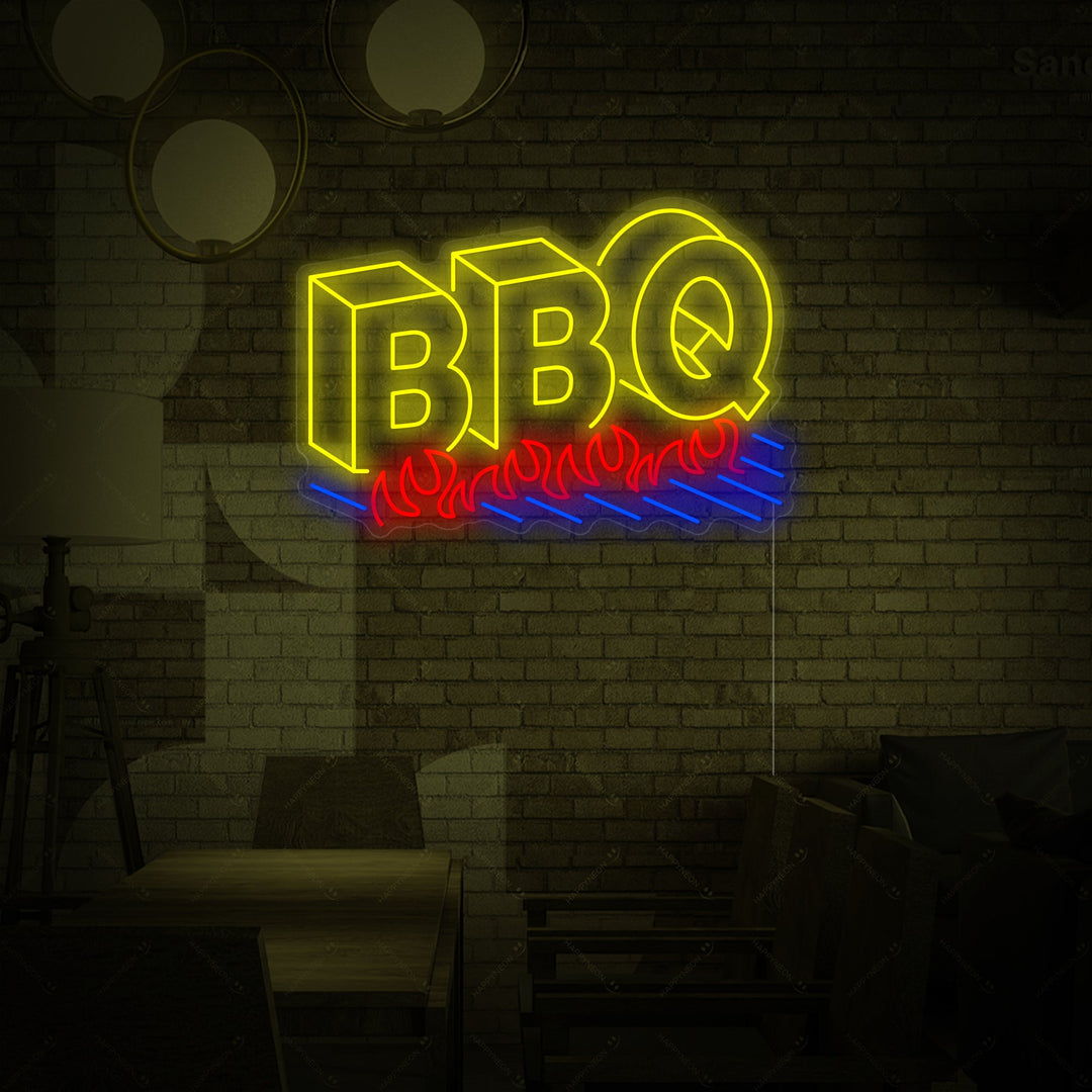 "BBQ-Logo" Neonschild