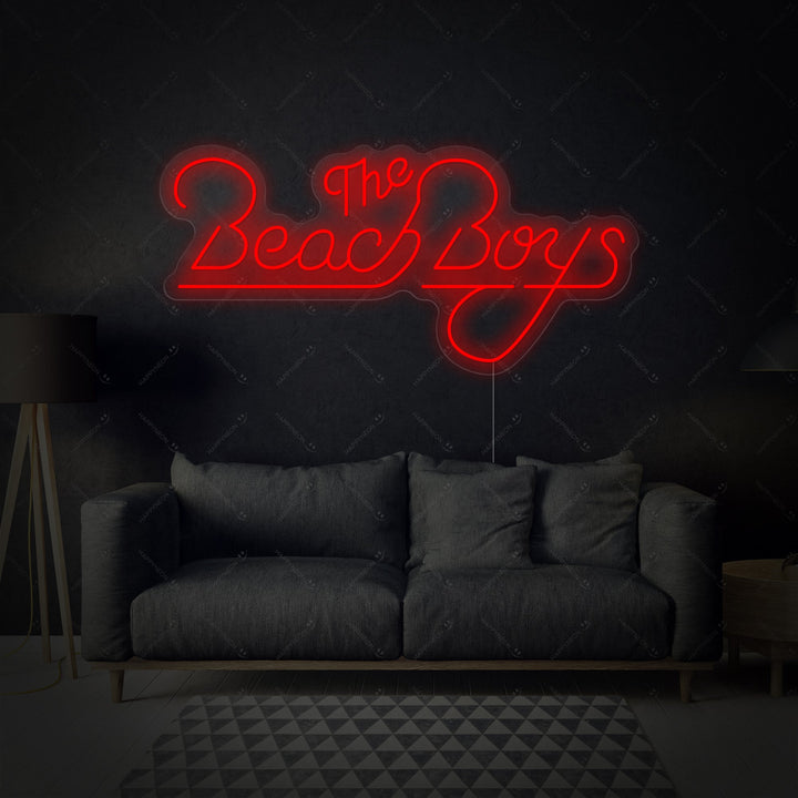 "Beach Boys" Neonschild