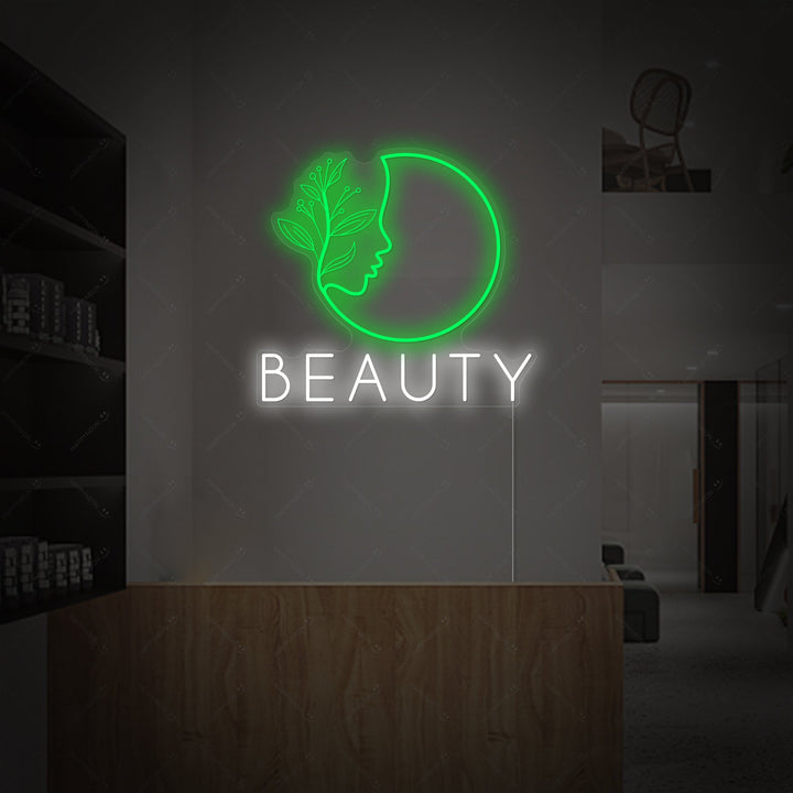 "Schönheitssalon Logo" Neonschild
