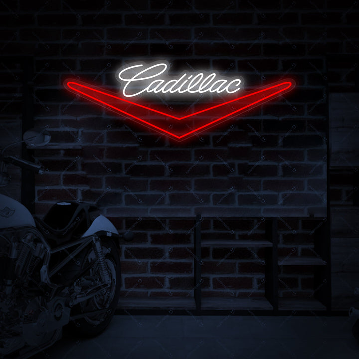 "Cadi-Car" Neonschild
