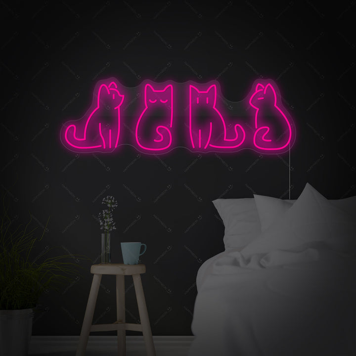 "Katzen" Neonschild