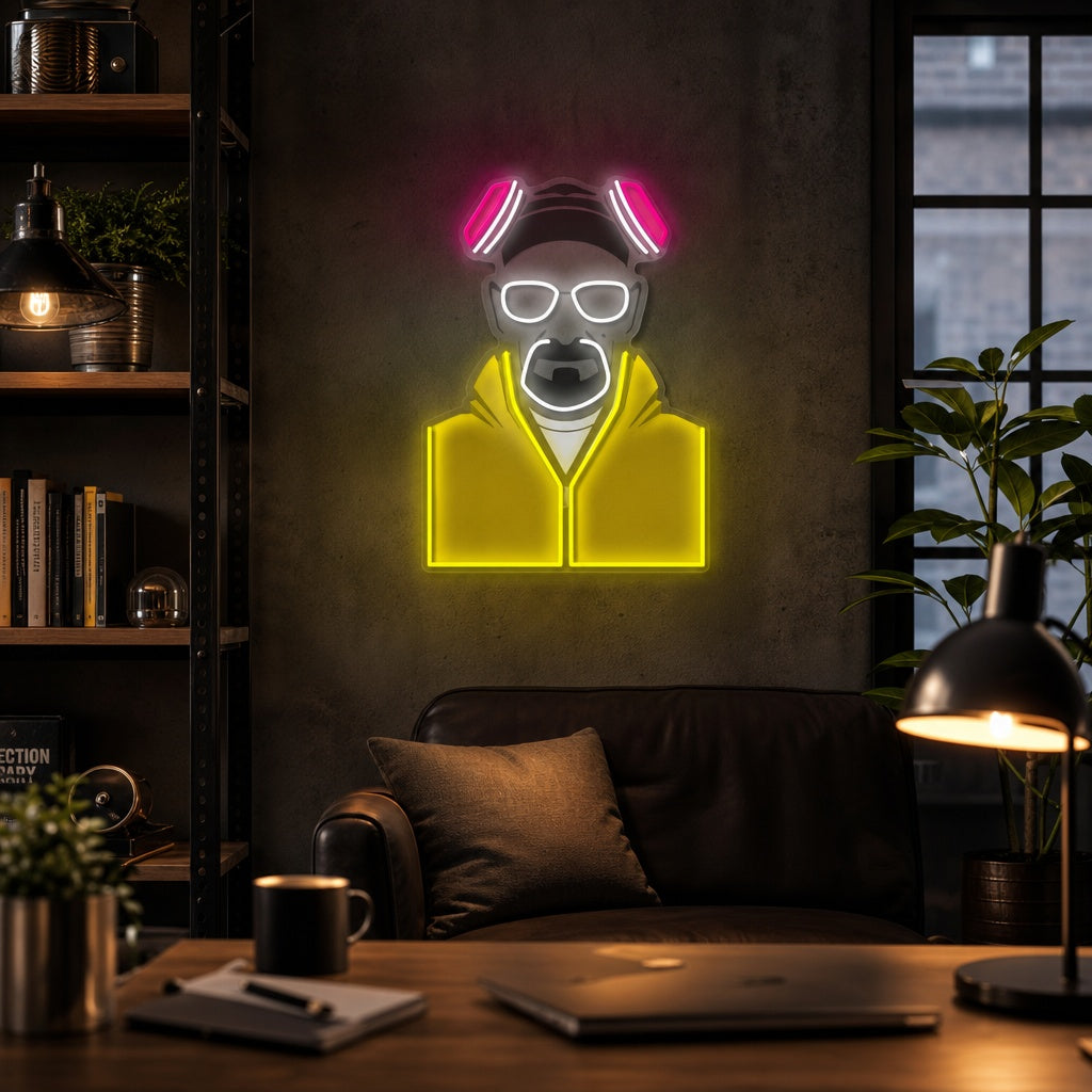 "Chemisches Genie" Neonschild