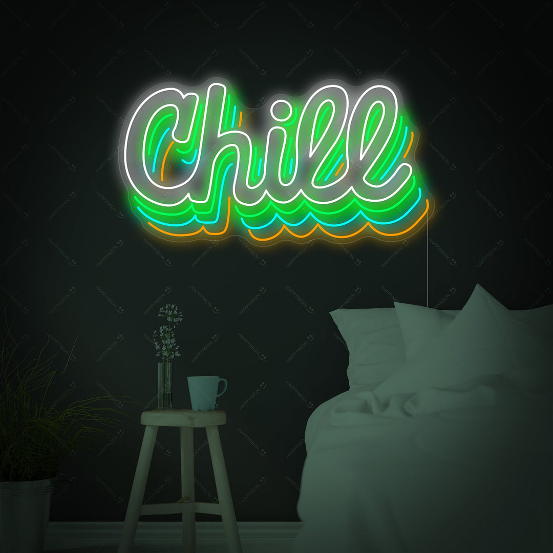 "Chill" Neonschild