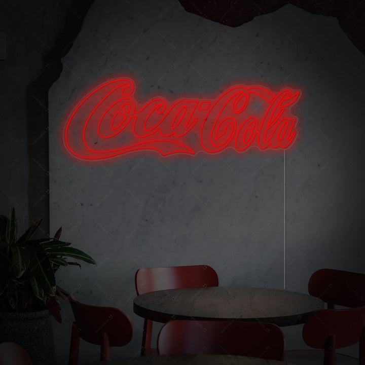 "Cola-Logo" Neonschild