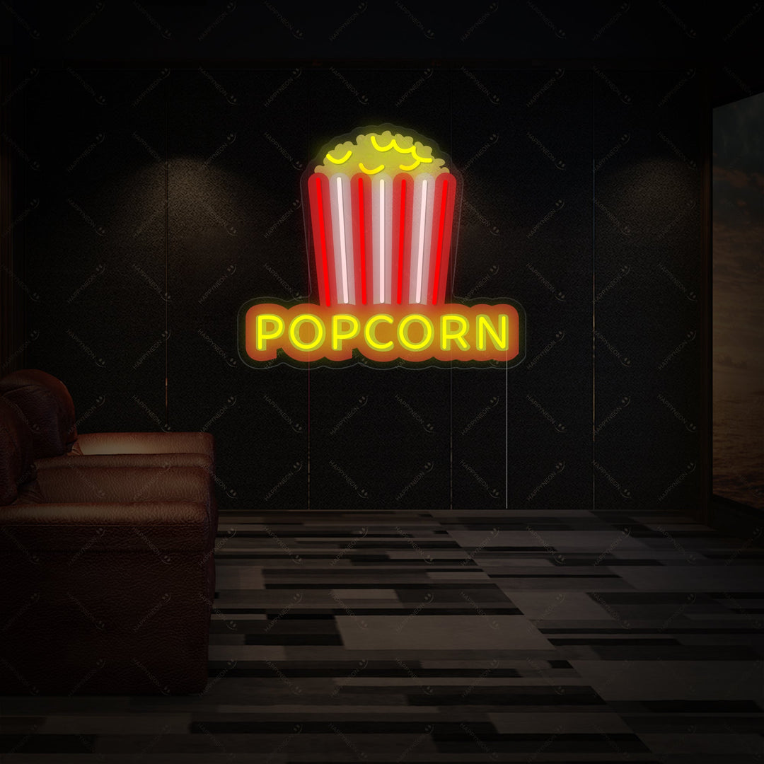 "popcorn" Neonschild