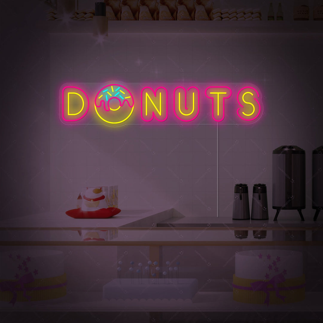 "Donut" Neonschild