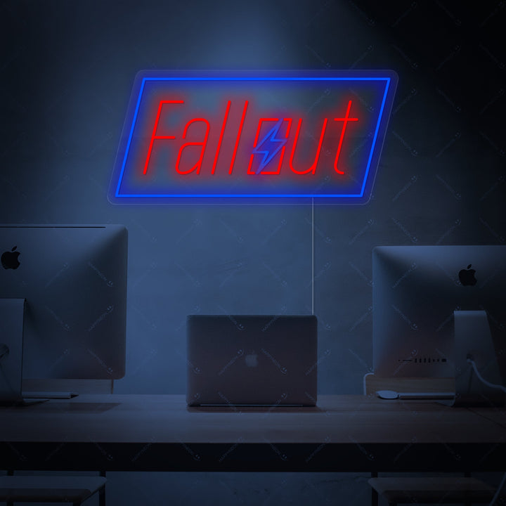 "Fallout" Neonschild