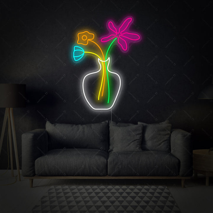 "Blume" Neonschild