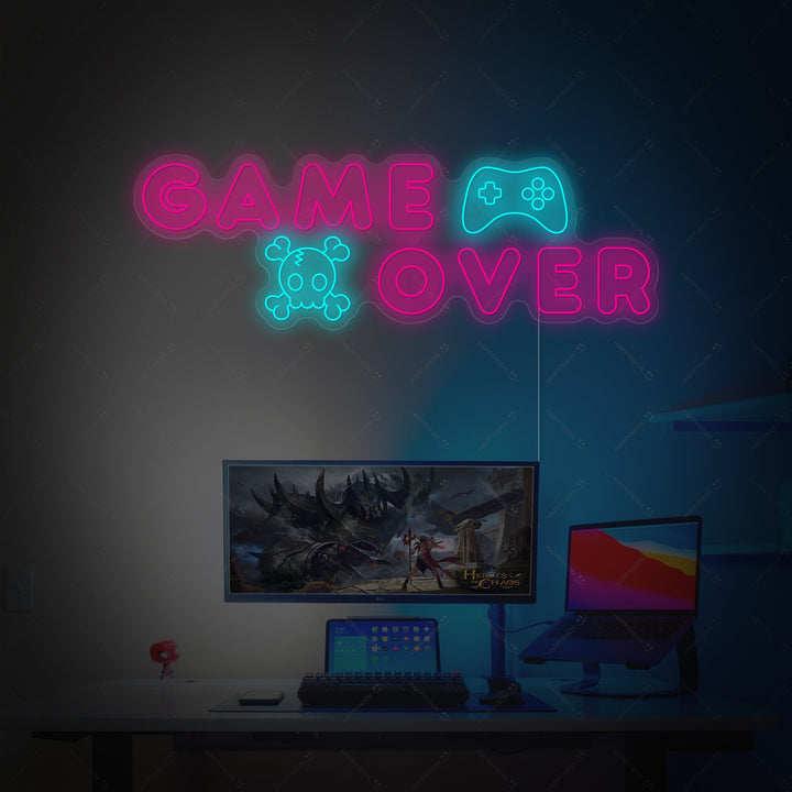 "Game Over" Neonschild