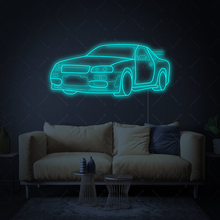 "GTR-Auto" Neonschild