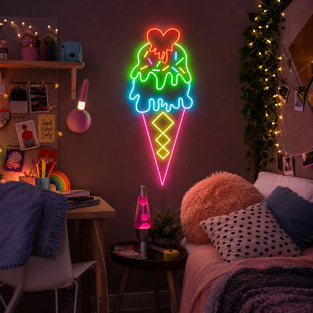 "Eiscreme" Neonschild