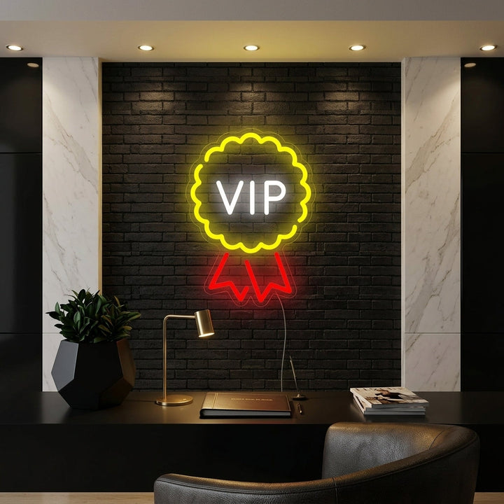 "VIP-Raum, VIP-Lounge" Neonschrift