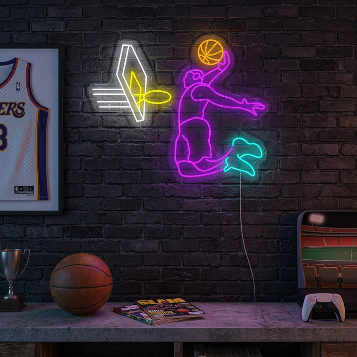 "Slam Dunk" Neonschild