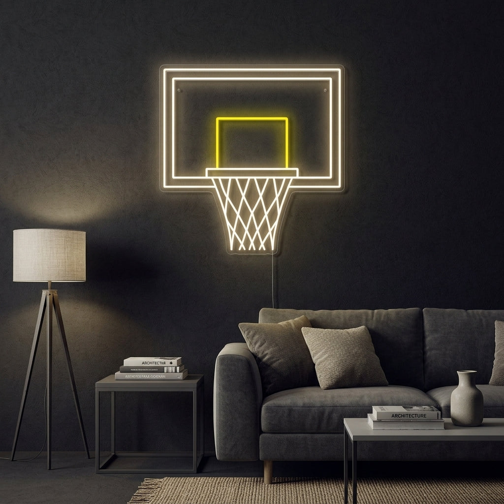 "Basketballkorb" Neonschild