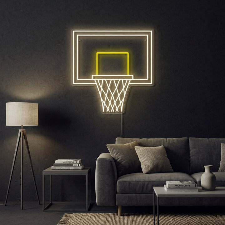 "Basketballkorb" Neonschild