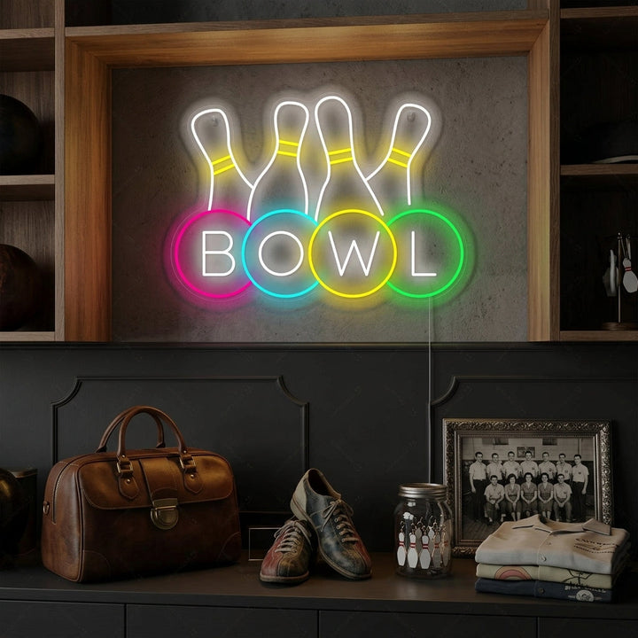"Bowling Shop Logo" Neonschild