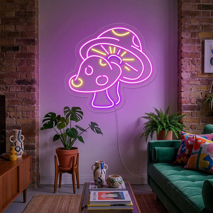 "Pilz" Neonschrift