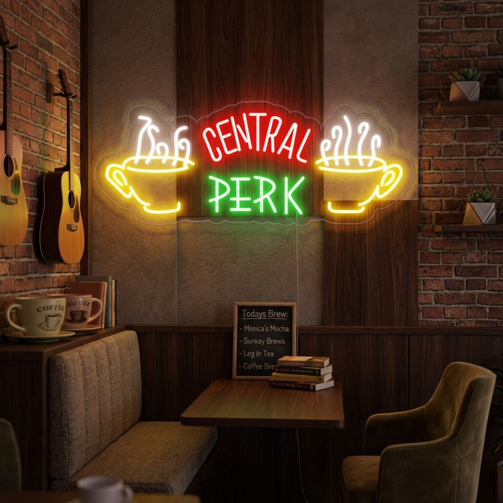 "Central Perk" Neonschrift