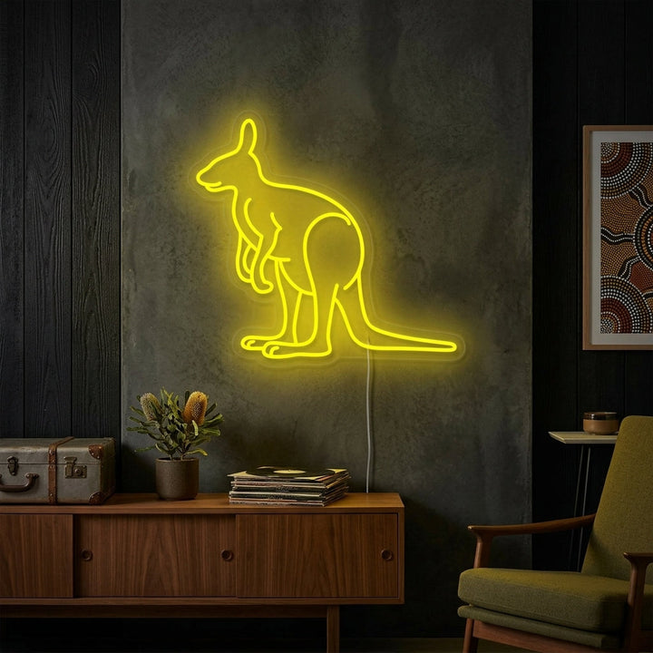 "Australien Känguru" Neonschrift