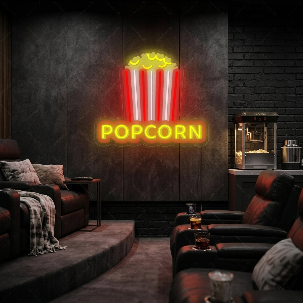 "popcorn" Neonschild