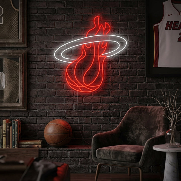 "Miami Basketball Mannschaftslogo " Neonschild
