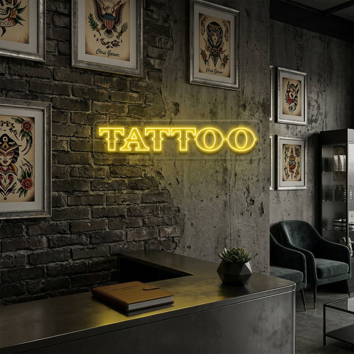 "Tattoo" Neonschrift