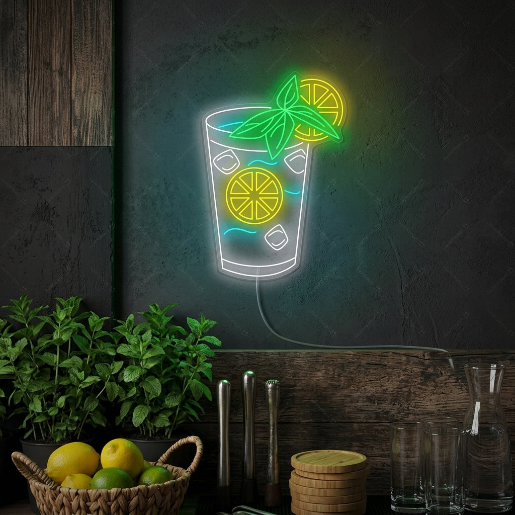"Mojito-Bar" Neonschild
